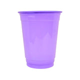 Vaso de Plástico para Fiesta, Color Morado, 40 pzas, 470ml