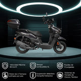 Motocicleta Senkan 150 2025, Color Negro