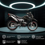 Motocicleta Kiwo KZ 250, 2025, Color Negro con Gris