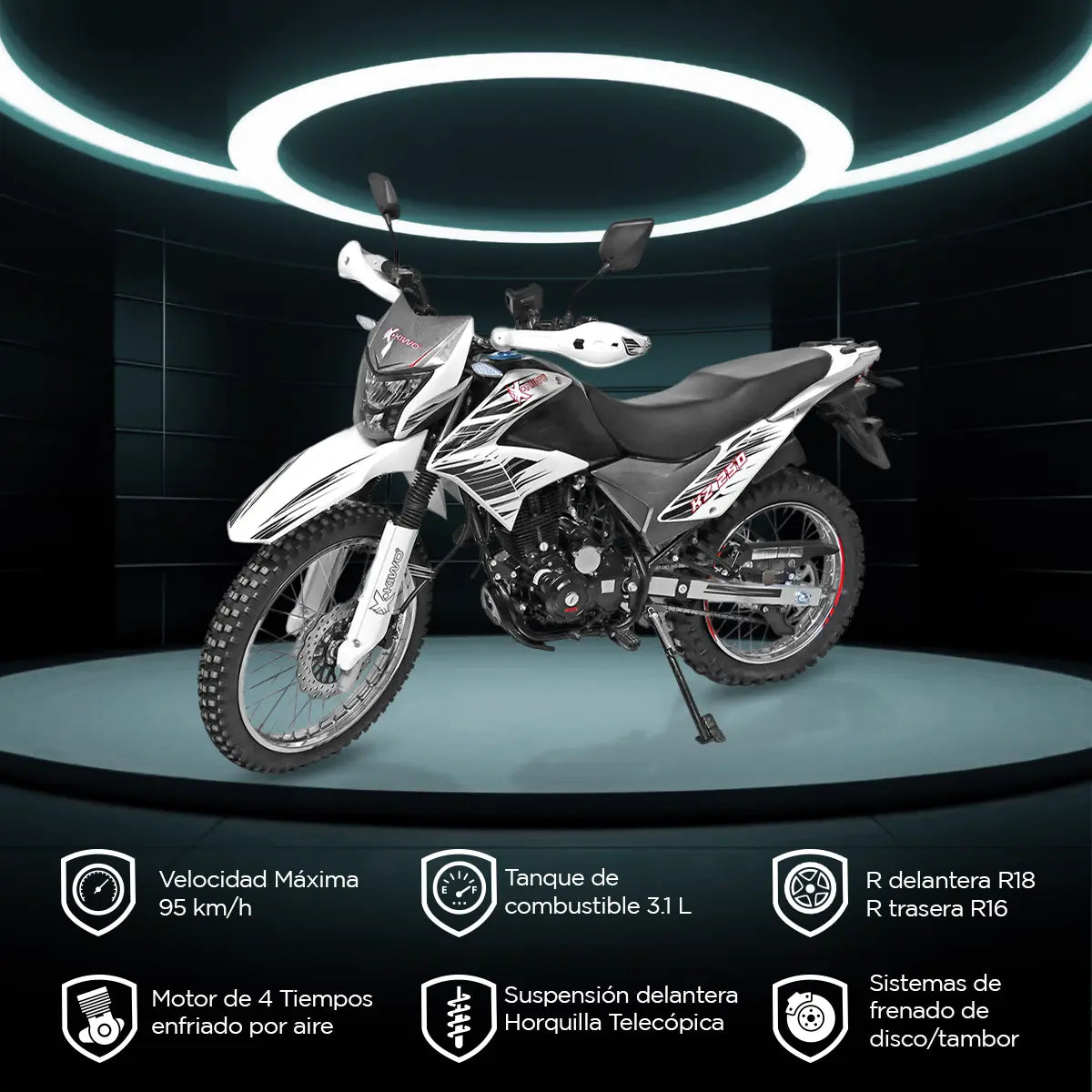 Motocicleta Kiwo KZ 250, 2025 (Reacondicionado)