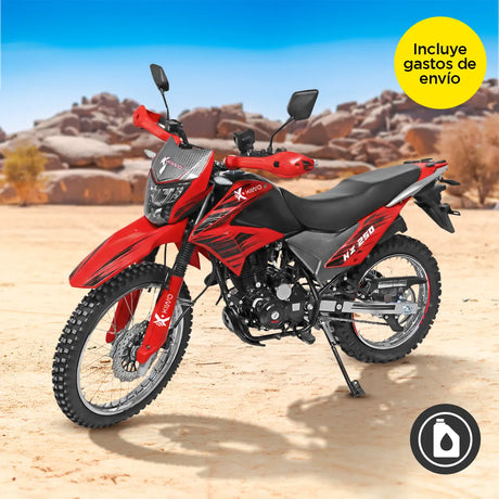 Motocicleta Kiwo KZ 250, 2025, Color Rojo