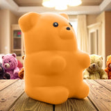 Squishy Antiestrés, Oso Jumbo, Color Naranja