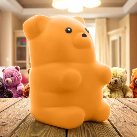Squishy Antiestrés, Oso Jumbo, Color Naranja