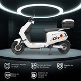 Bicicleta Eléctrica Kiwo N7A, color Blanco