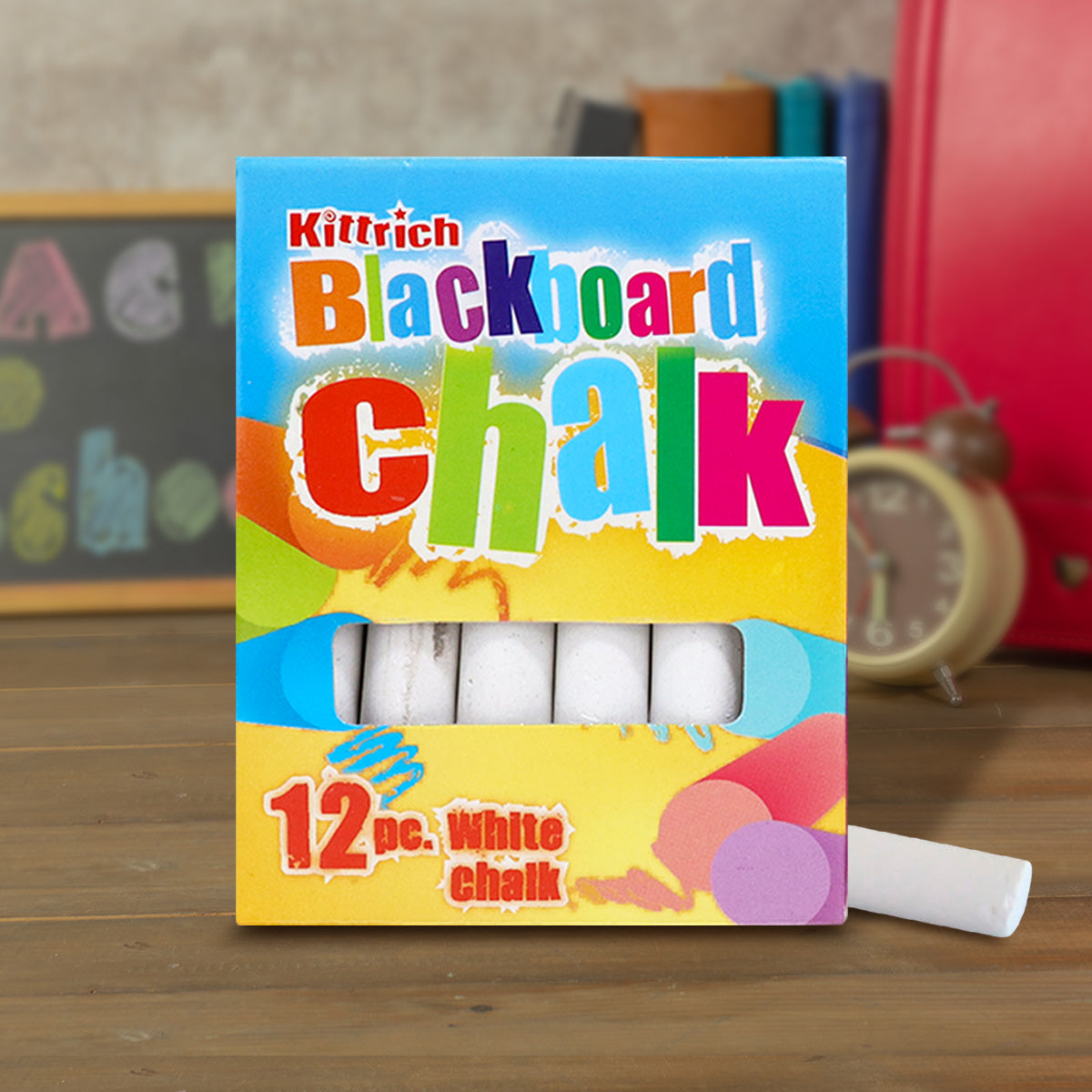 Gises Blancos Kittrich, 12 Piezas