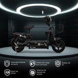 Bicicleta Eléctrica Gris Kiwo SH0Y801