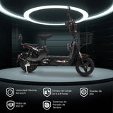 Bicicleta Eléctrica Negra Kiwo GY801