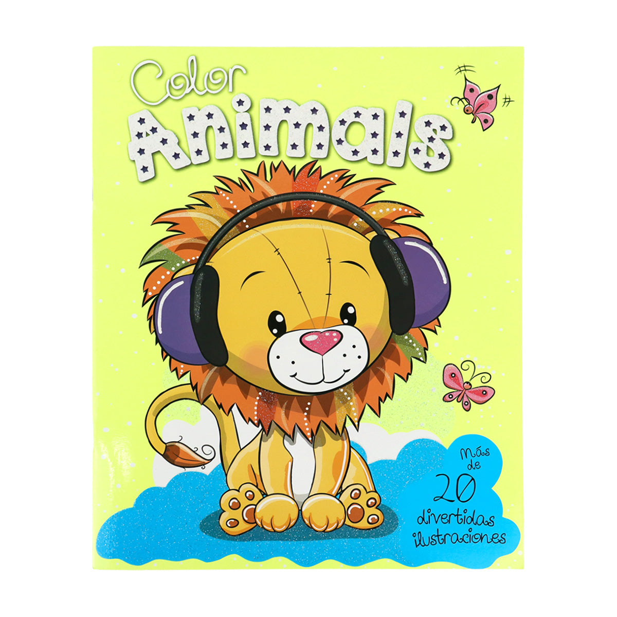 Libro para Colorear, Animales León 32 pg.