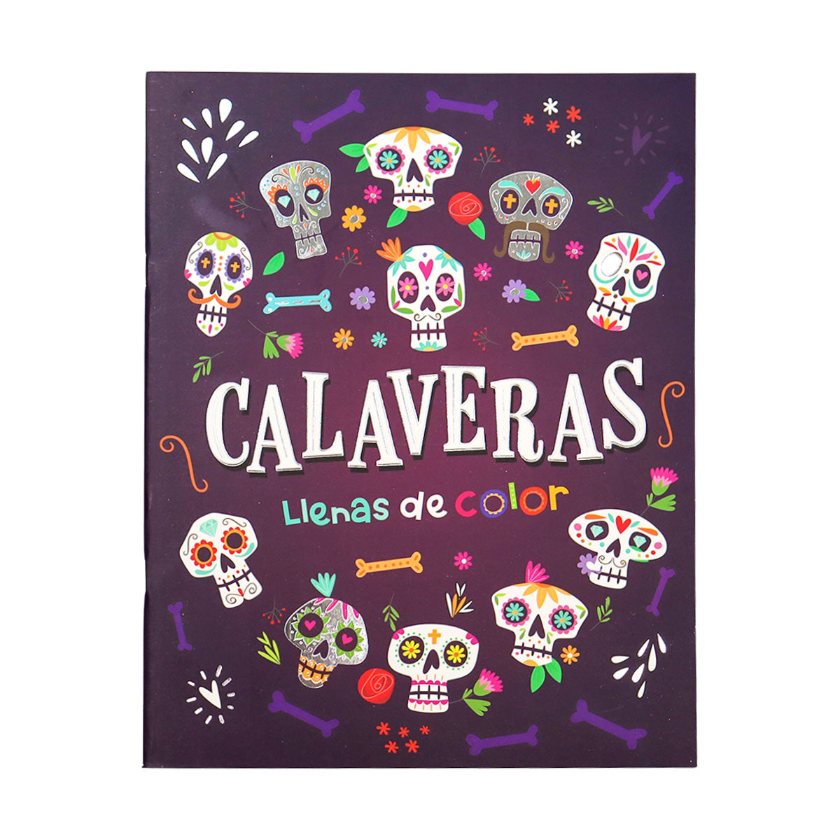 Libro para Colorear "Calaveras Llenas de Color"
