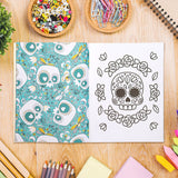 Libro para Colorear "Calaveras Llenas de Color"