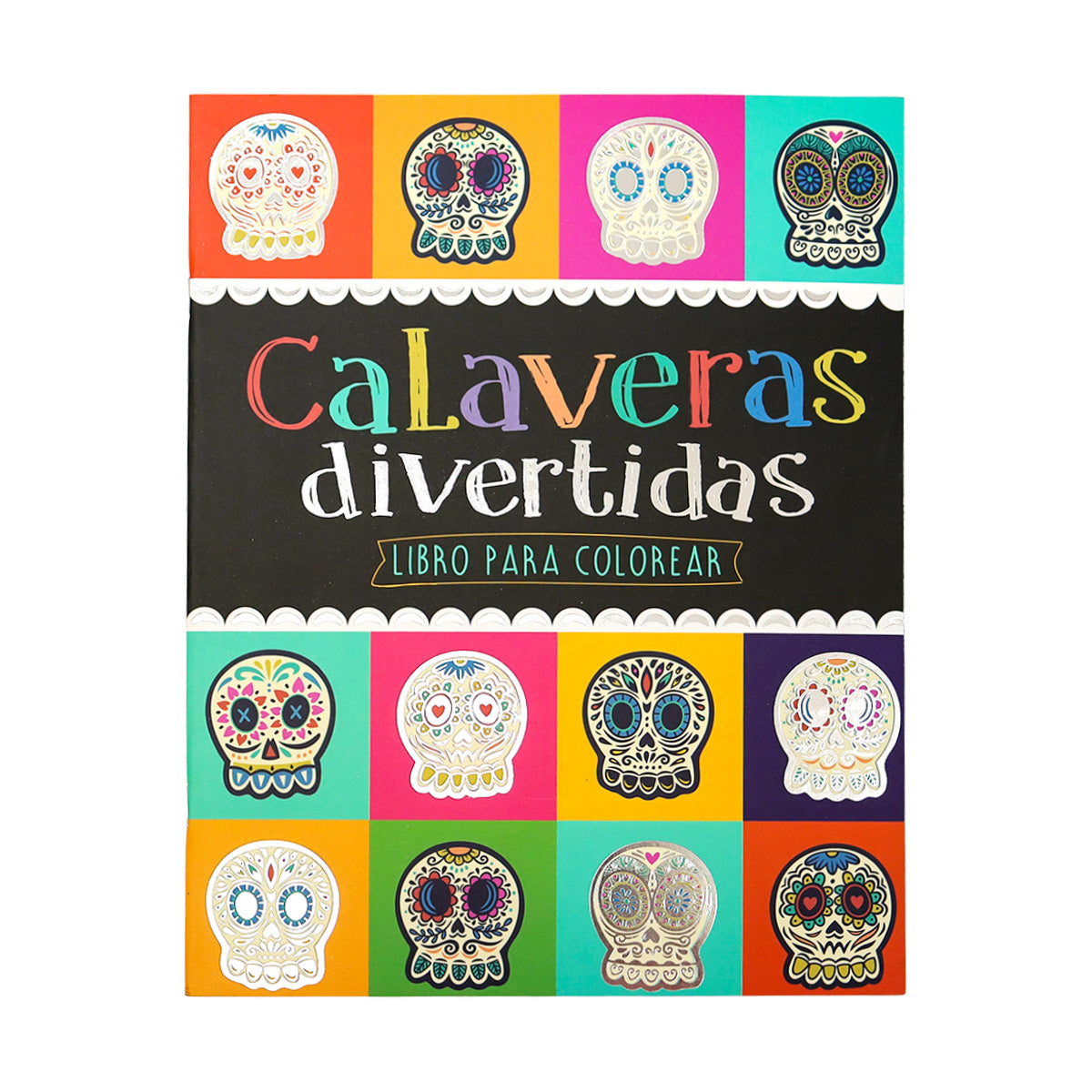 Libro para Colorear "Calaveras Divertidas"
