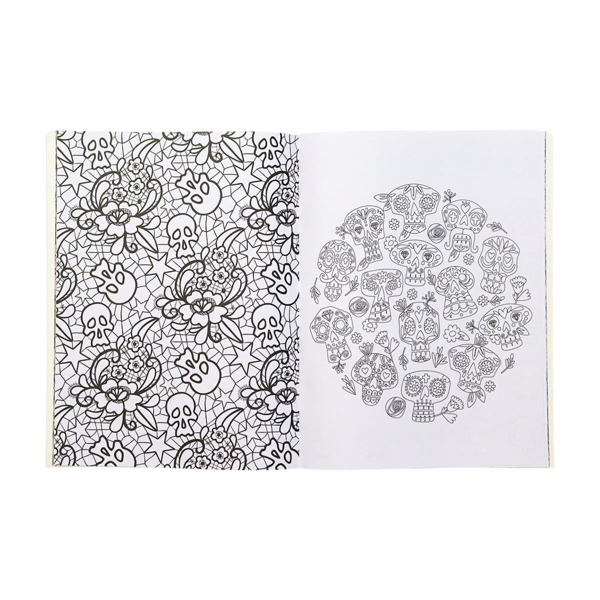 Libro para Colorear "Calaveras Divertidas"