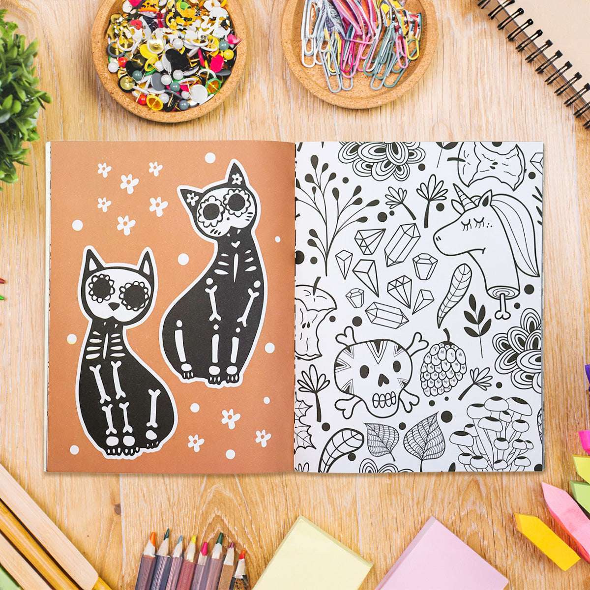 Libro para Colorear "Dulces Calaveritas"