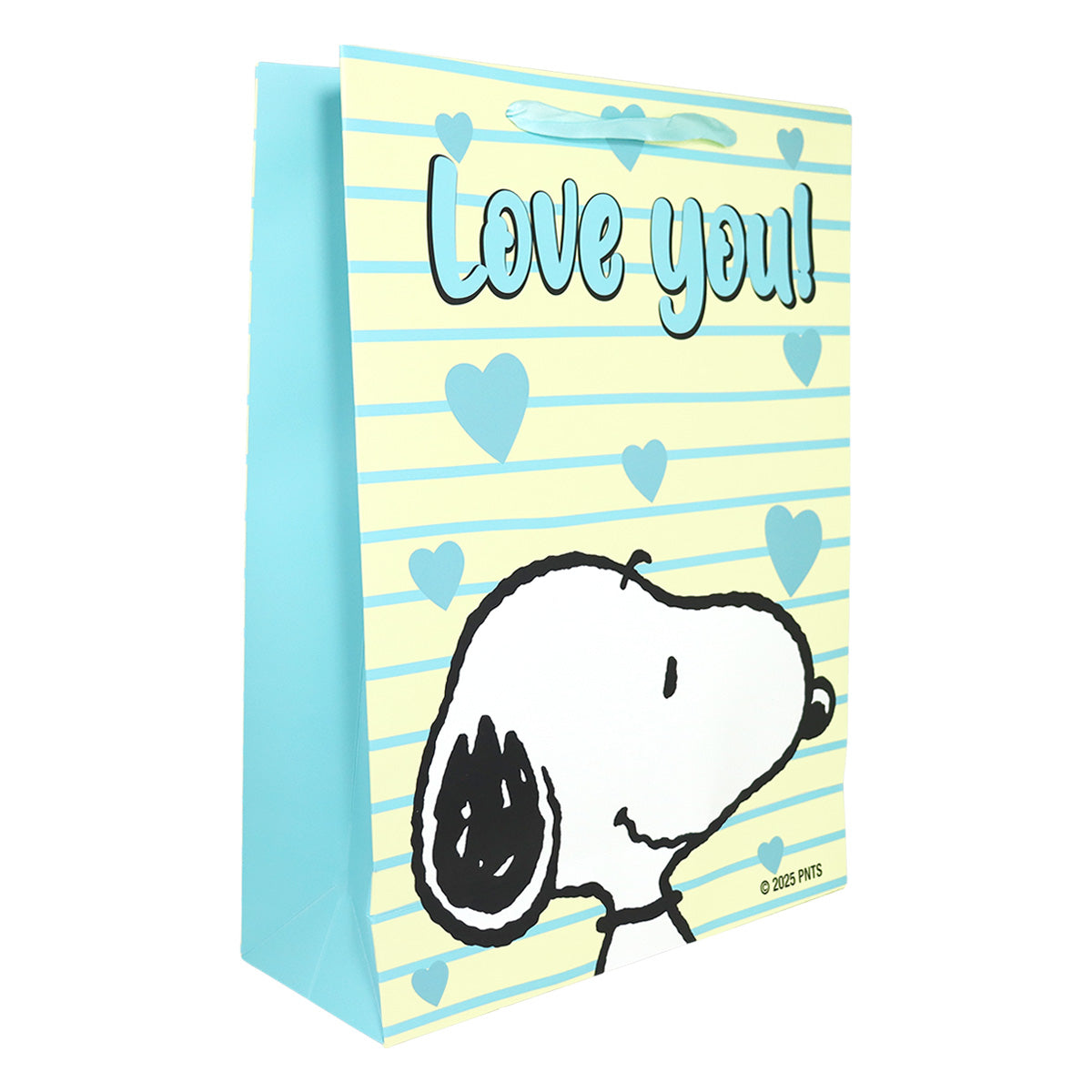 Bolsa de Regalo Snoopy "Love you", Acabado Metálico