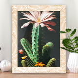 Portarretrato, Marco Hojas, Color Crema, 20x25 cm