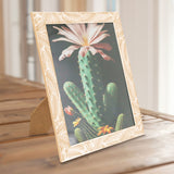 Portarretrato, Marco Hojas, Color Crema, 20x25 cm