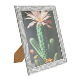 Portarretrato, Marco Hojas, Color Gris, 20x25 cm