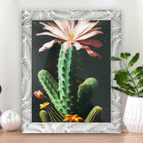 Portarretrato, Marco Hojas, Color Gris, 20x25 cm