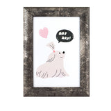 Portarretrato Texturizado, Color Gris, 10x15cm