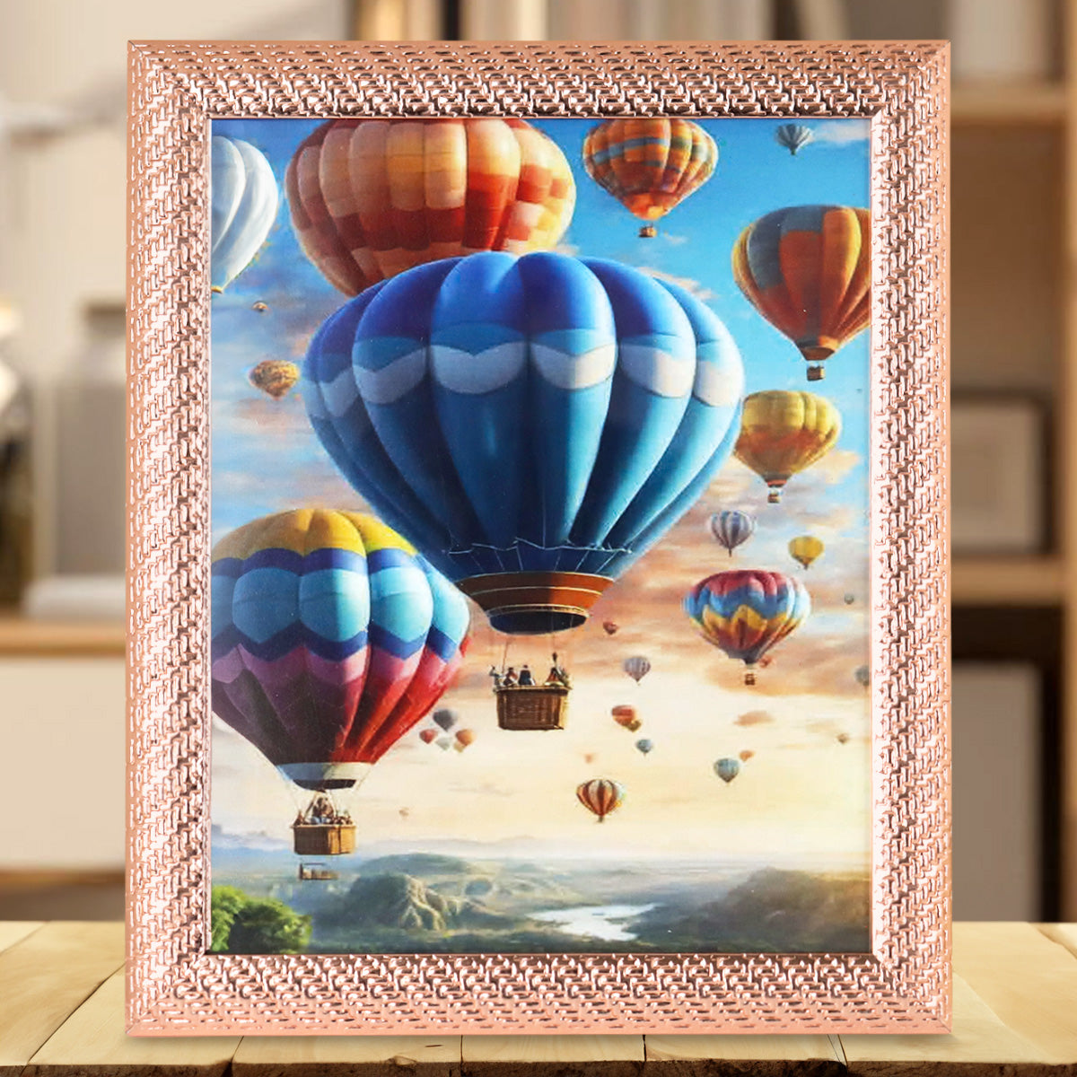 Portarretrato Globos, Color Cobre, 20x25 cm