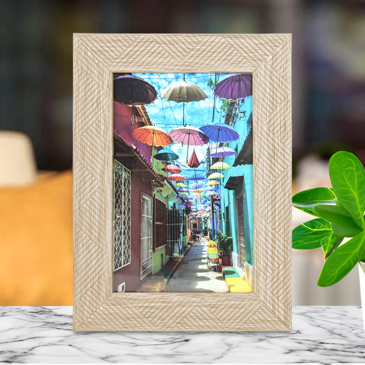 Portarretrato con Marco, Diseño Texturizado, 10x15cm