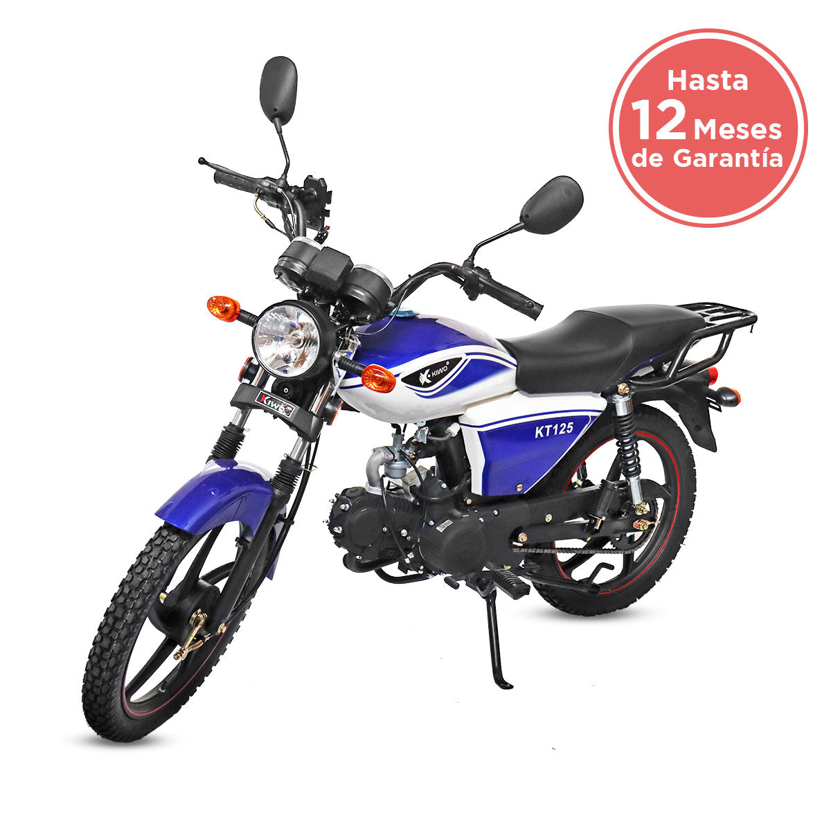 Motocicleta Kiwo KT-125L, color Azul (Reacondicionado)