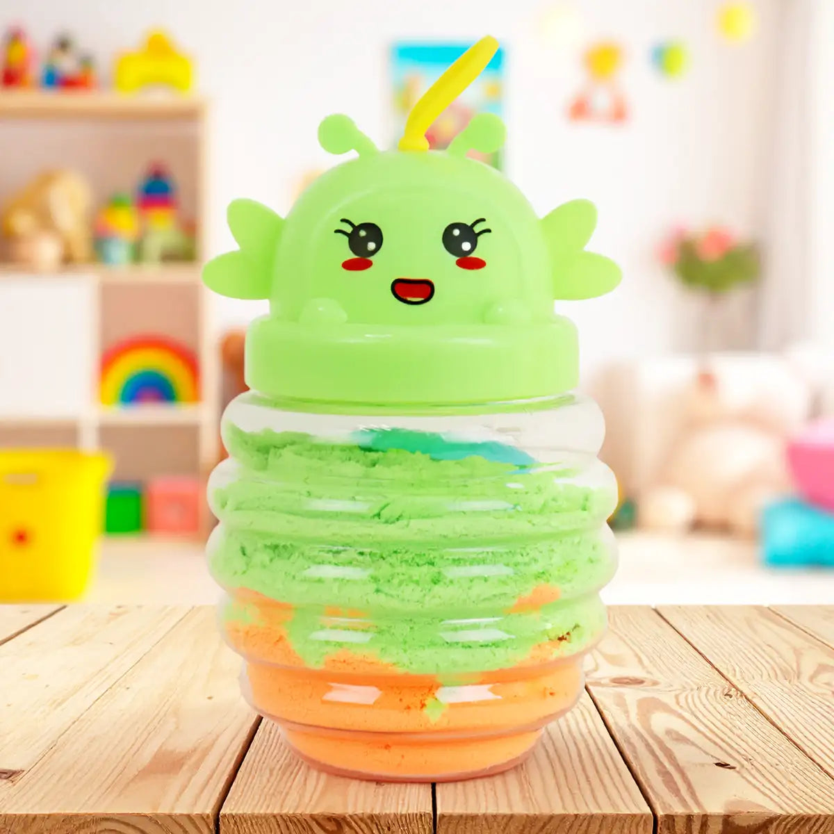 Arena Mágica, Oruga, Color Verde