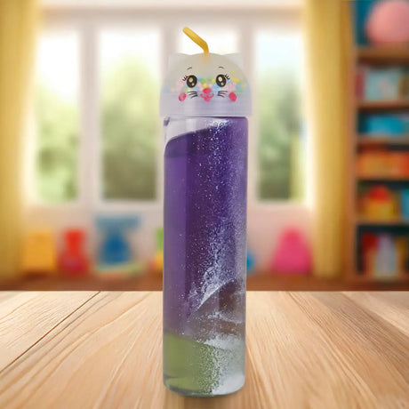 Slime, Gatito, Color Morado y Verde