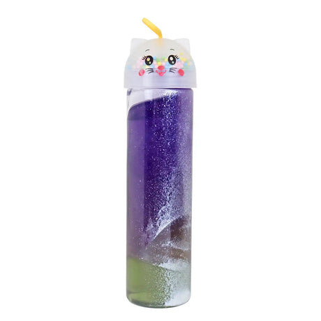 Slime, Gatito, Color Morado y Verde