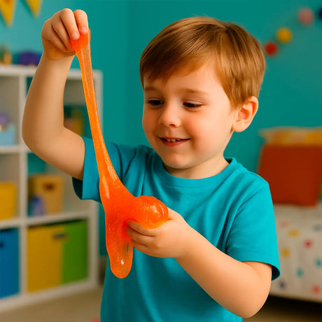 Slime, Gatito, Color Naranja