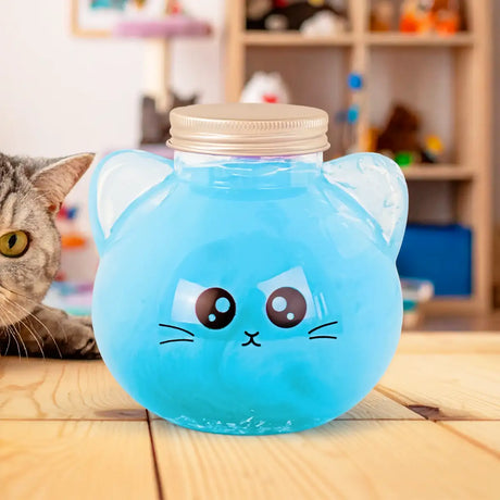 Slime, Gato, Color Azul