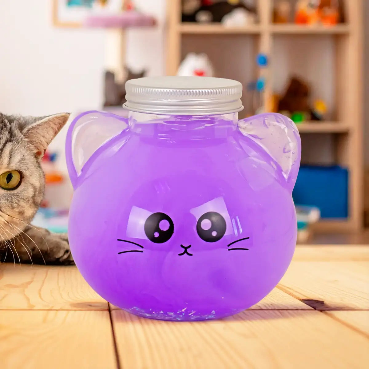 Slime, Gato, Color Morado