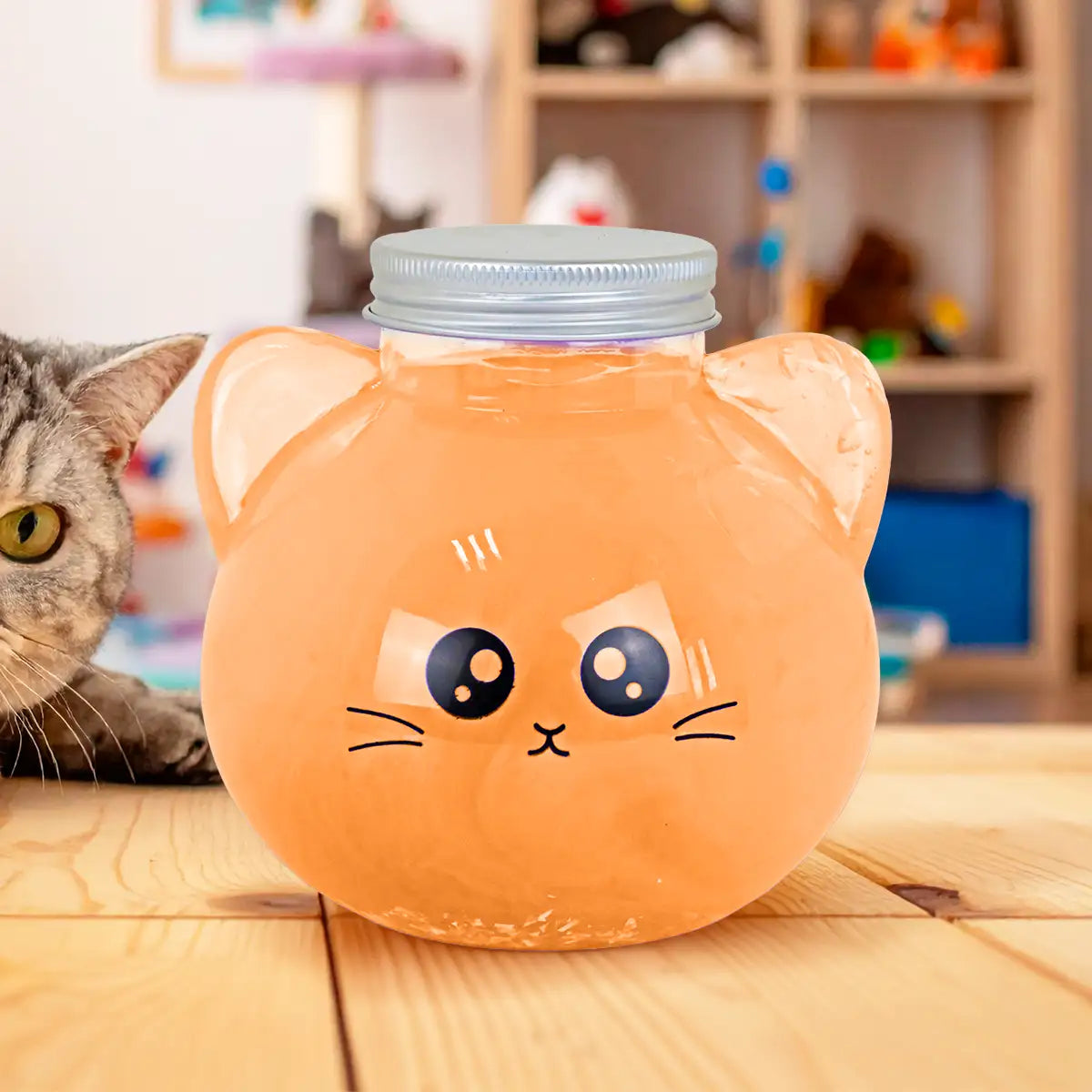 Slime, Gato, Color Naranja