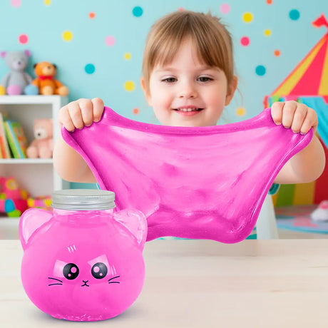 Slime, Gato, Color Rosa