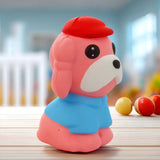 Squishy Antiestrés, Perrito con Sombrero, Color Rosa