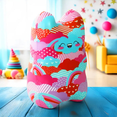 Squishy Antiestrés, Monstruo, Nubes de Colores