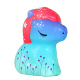 Squishy Antiestrés, Corcel, Color Rosa y Verde