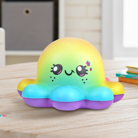 Squishy Antiestrés, Pulpo, Colores Claros