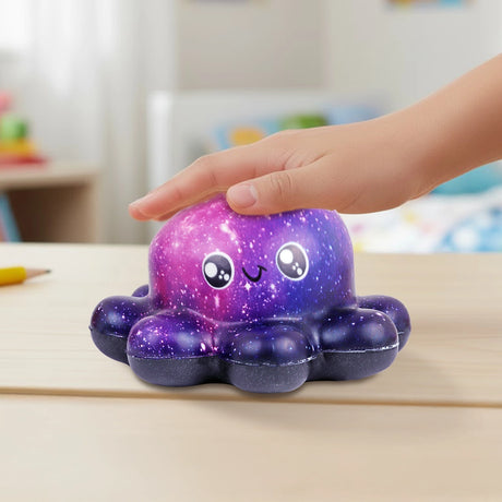Squishy Antiestrés, Pulpo, Diseño Galaxia