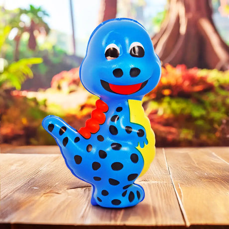 Squishy Antiestrés, Dinosauro Lunares, Color Azul