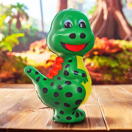 Squishy Antiestrés, Dinosauro Lunares, Color Verde