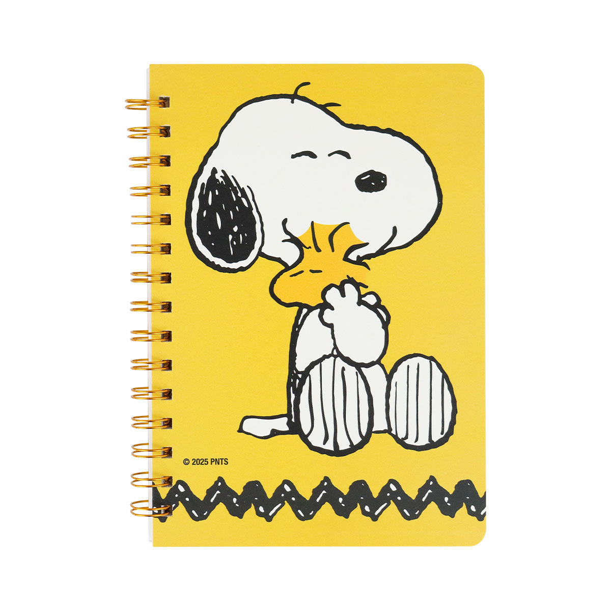 Libreta de Rayas Snoopy y Emilio, Color Amarillo