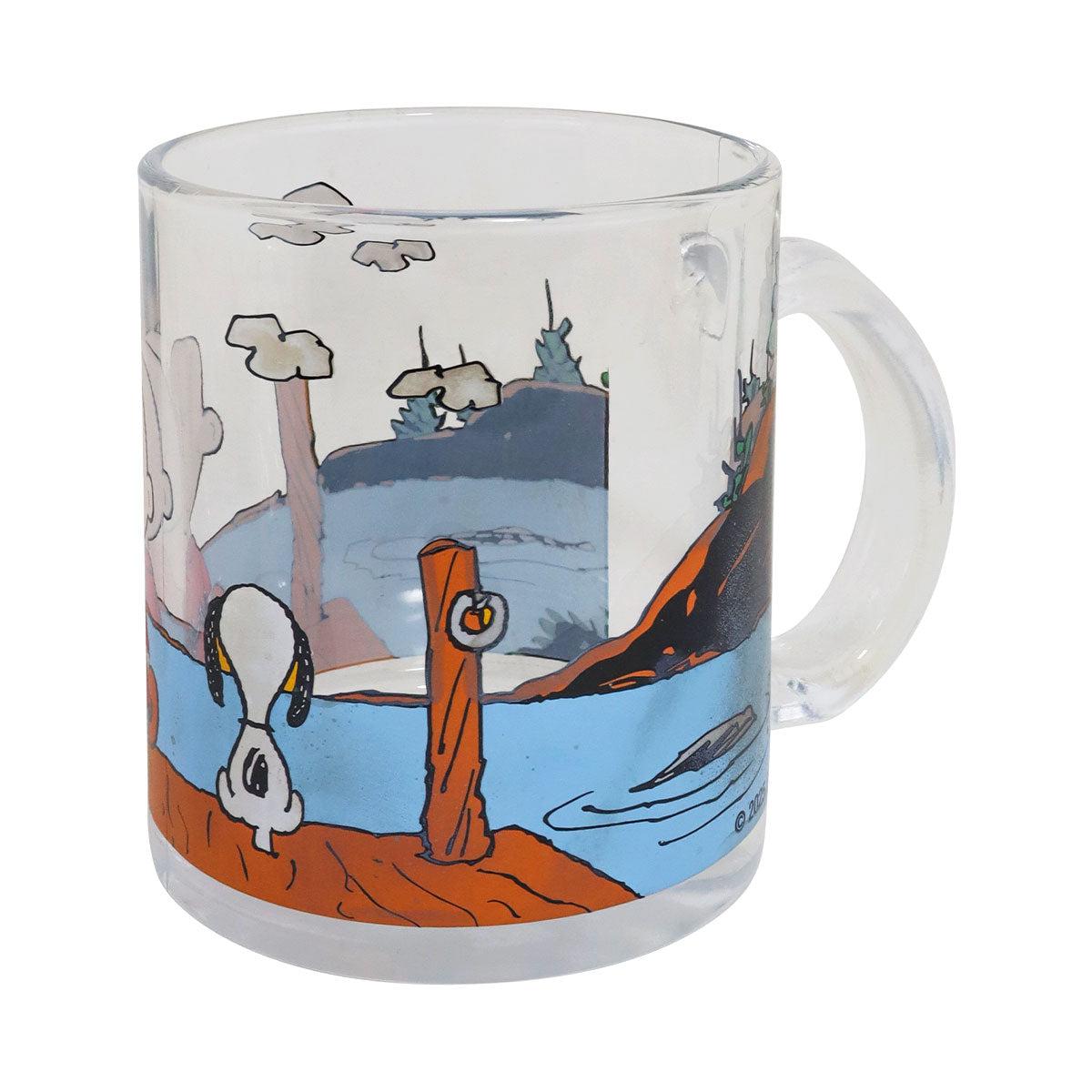 Taza Transparente, Peanuts, 340 ml