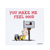 Caja de Regalo Charlie Brown "You make me feel good"