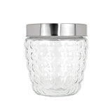 Frasco de Vidrio con Tapa Plateada, Capacidad 700 ml