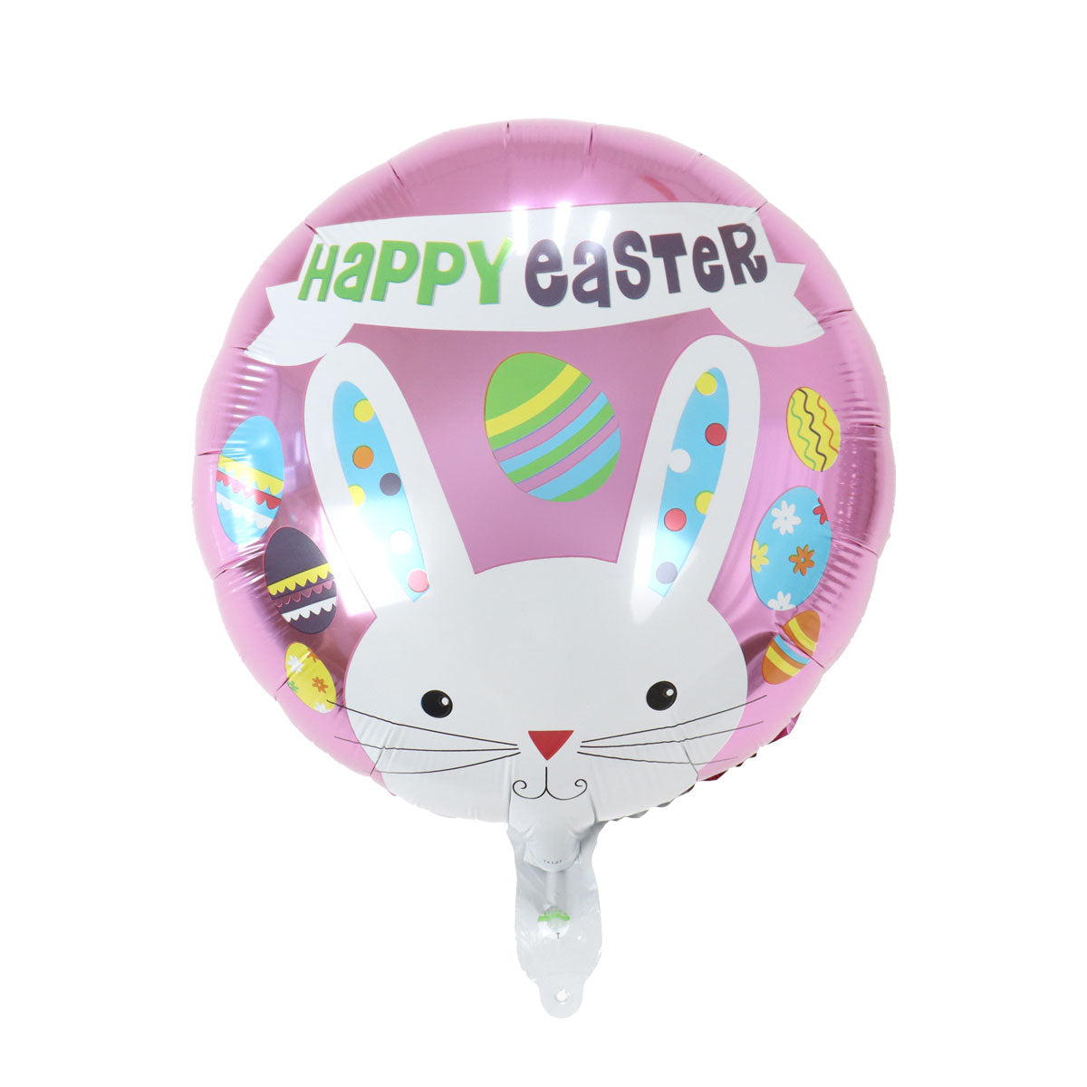 Globo Metálico de Pascua con Ilustración de Conejito, 45 cm