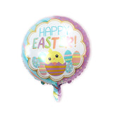 Globo Metálico de Pascua "Happy Easter", 45 cm