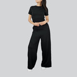 Conjunto de Blusa y Pantalón para Dama, color Negro