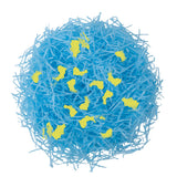 Pasto Decorativo con Confetti "Happy Easter", Color Azul, 43gr