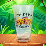 Vasos de Cristal Rey León, 4 pzas